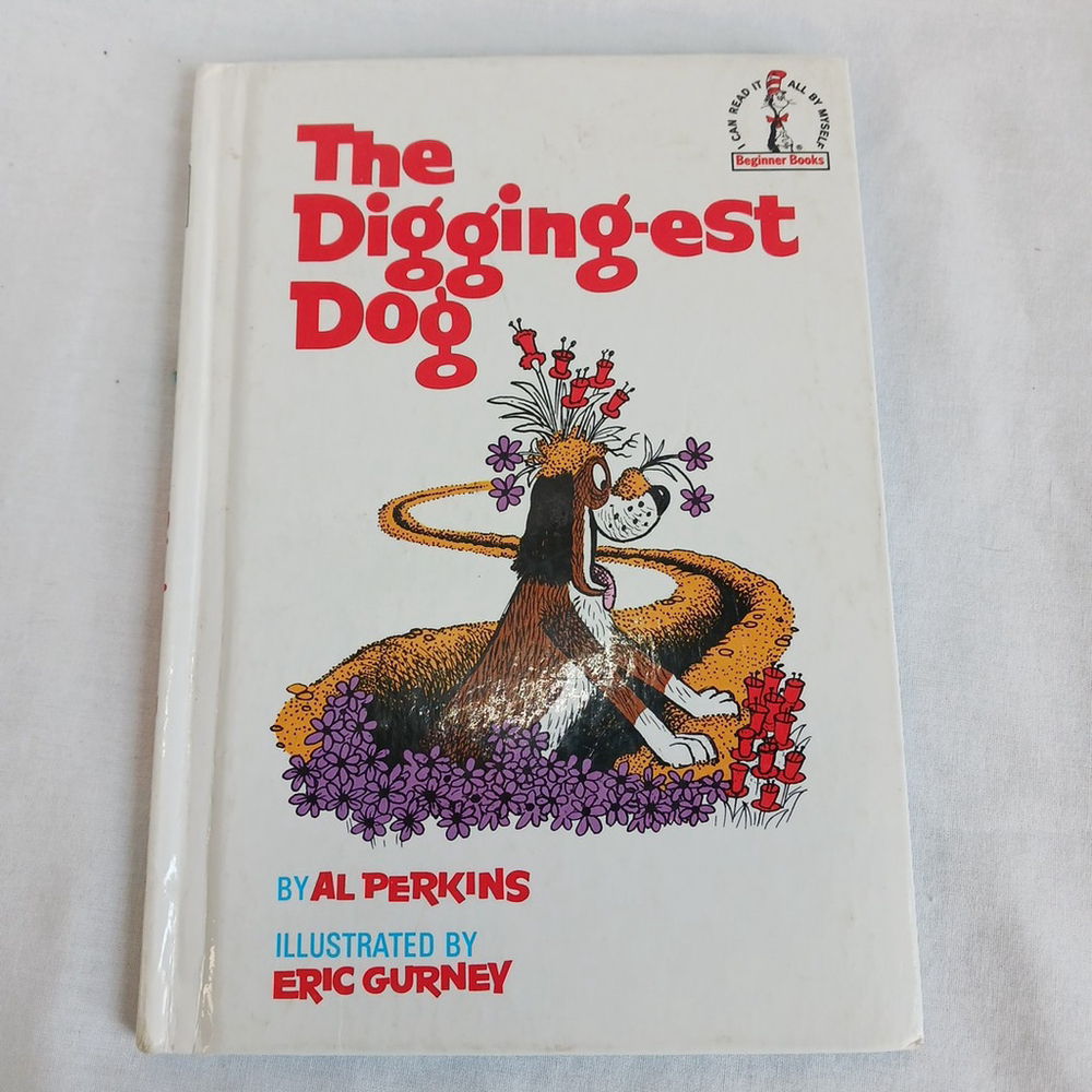 The Digging-est Dog Beginner Book Grolier Book Club Edition Hardcover VERY GOOD